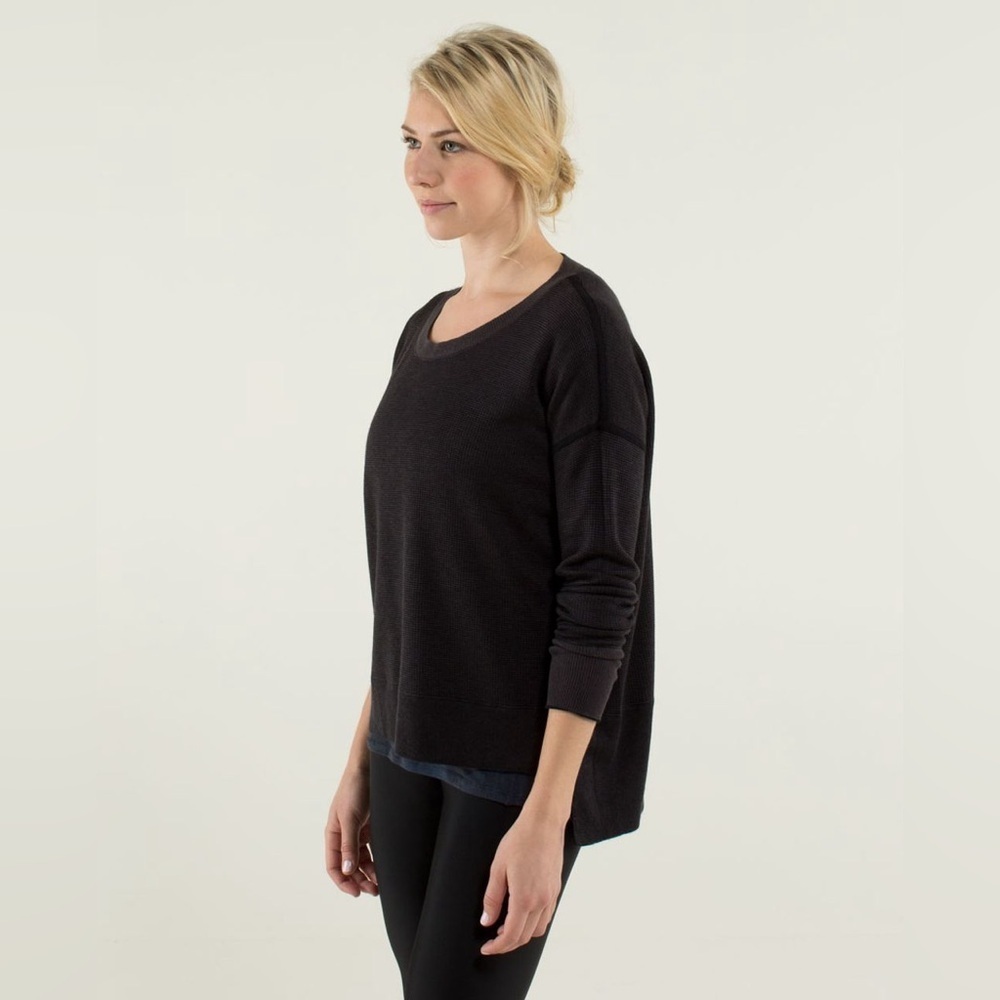 Lululemon Pure Balance Sweater Long Sleeve Cashmere Blend , sz: 6 - Picture 3 of 12